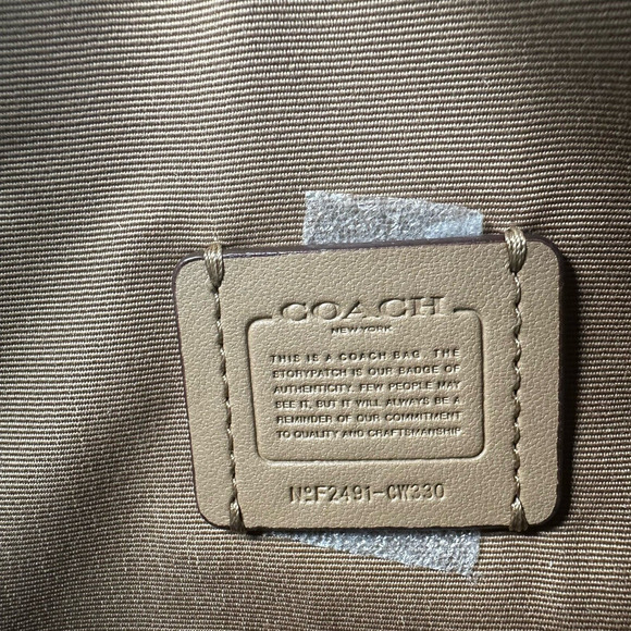NWT Coach Mini Rowan Crossbody Bag In Blocked Signature Canvas CW330 - Picture 9 of 10